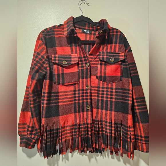 Jolie & joy colbie fleece shacket - Picture 1 of 5